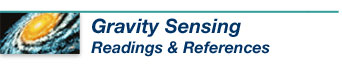 Gravity Sensing Readings and References